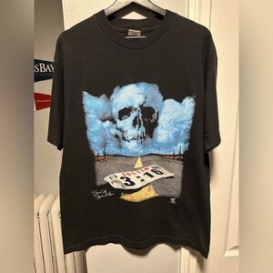 Vintage WWF 1998 Stone Cold Austin 3:16 Highway License Plate Shirt Mens Large